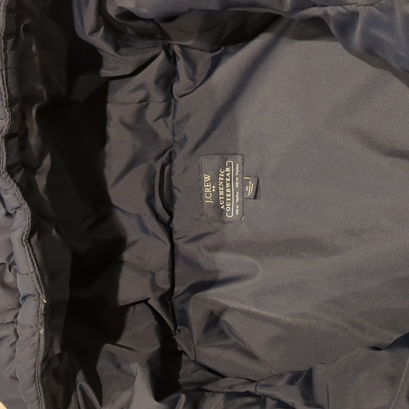 JCrew Navy Blue Puffer Winter Jacket, Mens XL - Picture 2 of 4